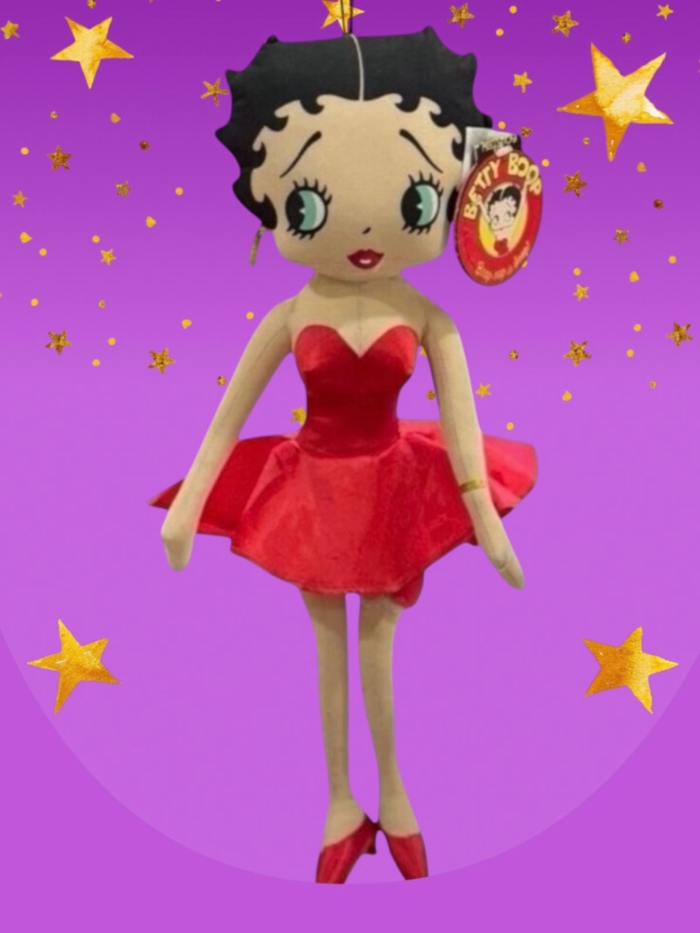 Betty Boop Kellytoy Cloth Rag Doll 1999